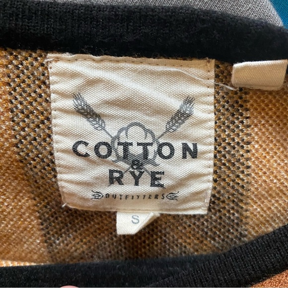 Cotton & Rye Women’s Southwestern Print Poncho Sweater Small - Picture 4 of 5